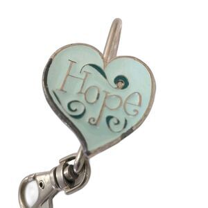 Alexx (Hope) Keychain Green And Silver #B084